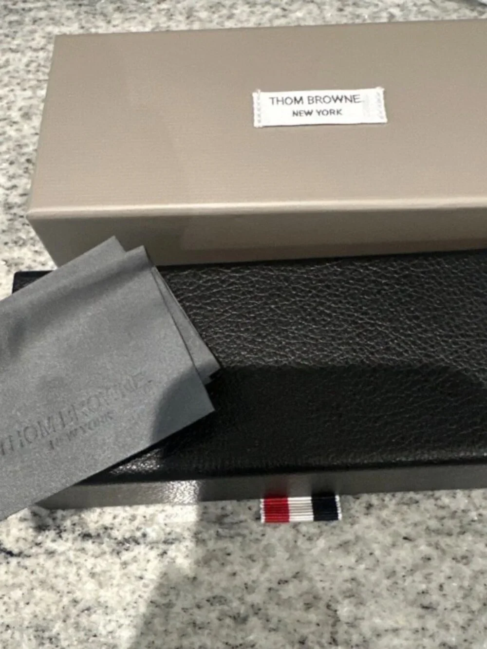 Thom Browne  Novelty Unisex White-Gold/Dark Sunglasses ($775)